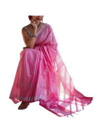 Viscose Silk Weaving Cutwork Saree SILK ZONE