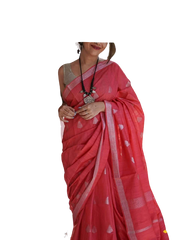 Viscose Silk Weaving Cutwork Saree SILK ZONE