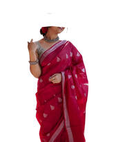 Viscose Silk Weaving Cutwork Saree SILK ZONE