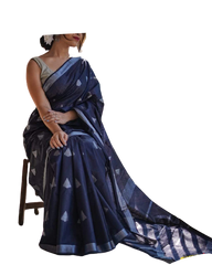 Viscose Silk Weaving Cutwork Saree SILK ZONE