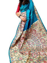 TUSSAR SILK PRINT SAREE