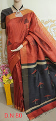 Tussar dupion silk saree SILKZONE