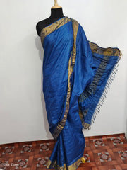 Pure Tussar Silk print saree