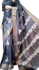 TUSSAR SILK PRINT SAREE