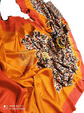 Bhishnupuri hand painted saree SILK ZONE
