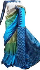 Bhishnupiri silk hand painting Saree SILK ZONE