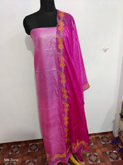 Tussar Silk Hand Cutwork Suit SILK ZONE