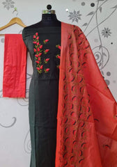 Katan stepal embroidery suit SILK ZONE