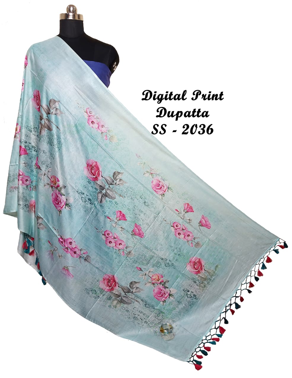 Linen Digital Print Dupatta SILK ZONE
