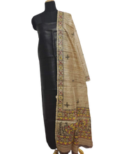 Tussar Ghicha Silk Top And Madhubani Hand Penting Dupatta SILK ZONE