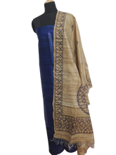 Tussar Ghicha Silk Top And Madhubani Hand Penting Dupatta SILK ZONE