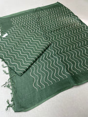 Linen embroidery suit SILK ZONE