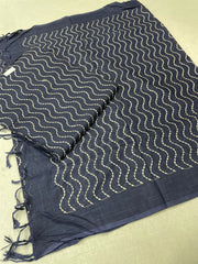 Linen embroidery suit SILK ZONE