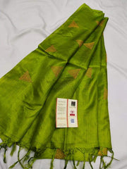 Tussar silk embroidery dupatta SILK ZONE