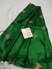 Tussar silk embroidery dupatta SILK ZONE
