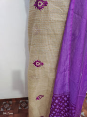 Handloom embroidery suit SILK ZONE
