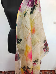 Linen digital print dupatta SILK ZONE