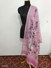 Linen digital print dupatta SILK ZONE