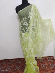Orgenza embroidery saree SILK ZONE