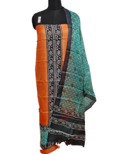 Tussar Silk Hand Block Print Suit SILK ZONE