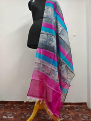 Tussar silk digital print dupatta silk ZONE