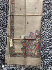 Tussar ghicha silk dupatta Silk ZONE