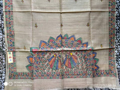 Tussar ghicha silk dupatta SILK ZONE