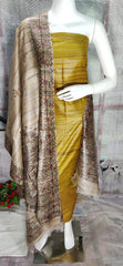 Pure tussar ghicha silk suit SILK ZONE