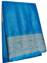 Pure Tussar Silk print saree