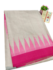 Pure Tussar Silk print saree