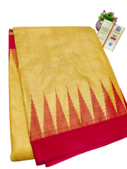 Pure Tussar Silk print saree
