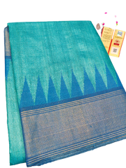 Pure Tussar Silk print saree