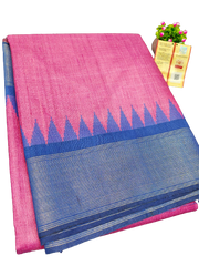 Pure Tussar Silk print saree