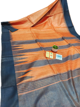 Pure Tussar Silk print saree