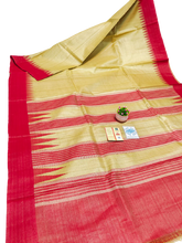 Pure Tussar Silk print saree