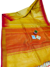Pure Tussar Silk print saree