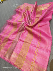 Pure Silk Linen Saree SILK ZONE