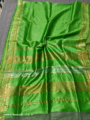 Pure Silk Linen Saree SILK ZONE