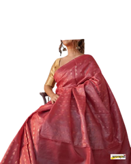 Pure Tussar Silk print saree