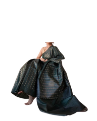 Pure Tussar Silk print saree