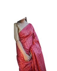 Pure Tussar Silk print saree