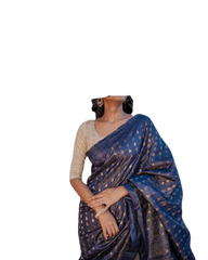 Pure Tussar Silk print saree