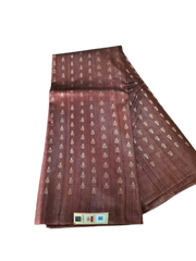 Pure Tussar Silk print saree