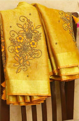 Pure desi tussar silk saree SILK ZONE