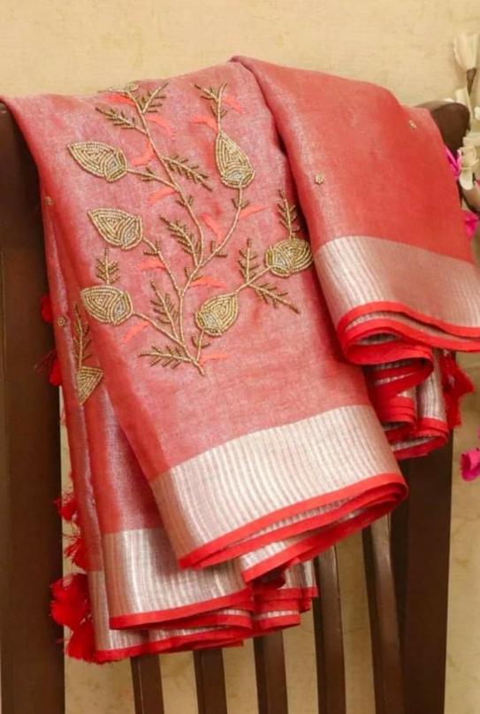Pure desi tussar silk saree SILK ZONE