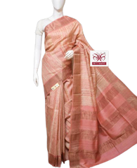 Pure Tussar Silk print saree