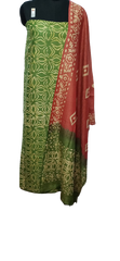 Cotton dupion batik print suit SILK ZONE