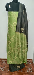 Cotton dupion batik print suit SILK ZONE
