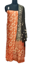 Cotton dupion batik print suit SILK ZONE