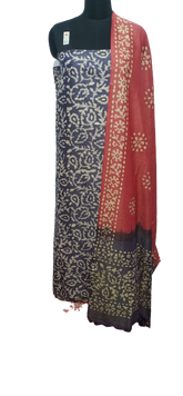 Cotton dupion batik print Suit SILK ZONE